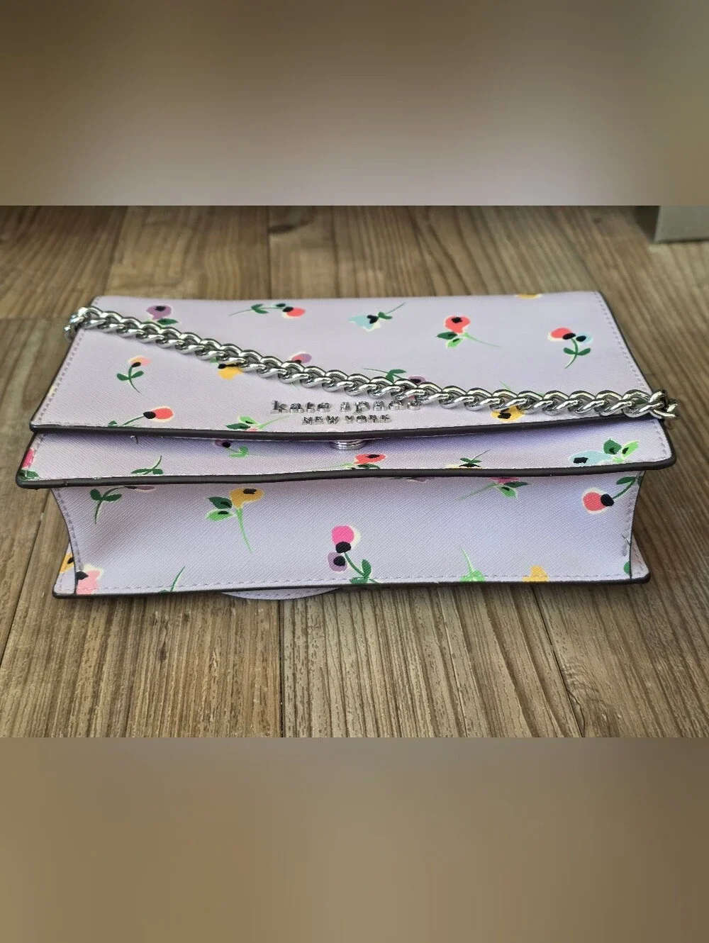 kate spade Lilac Floral Crossbody Bag